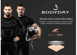 Pristatome BodyDry – revoliucinį sprendimą termo aprangos linijoje